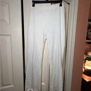 Sunday Best white knit pant size Small